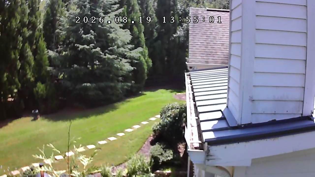 Gutter after cleaning at the same residential property in Alpharetta, Georgia